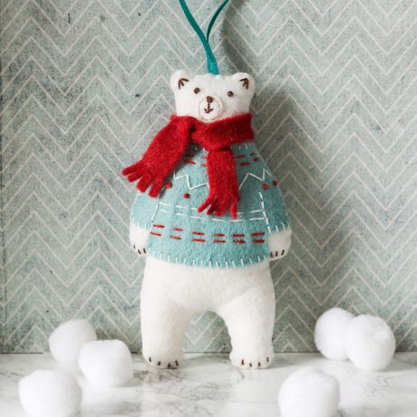 Mini kit feutrine l'ours blanc 3B Com Mini kit feutrine l'ours blanc 3B Com